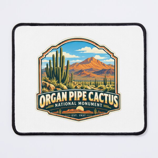 Item preview, Organ Pipe Cactus National Monument Est. 1937 Arizona Desert Travel Explorer designed and sold by Simsimah26Parks.