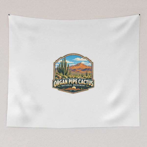 Item preview, Organ Pipe Cactus National Monument Est. 1937 Arizona Desert Travel Explorer designed and sold by Simsimah26Parks.