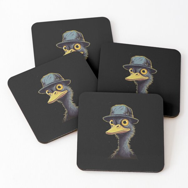 Item preview, Funny Emu Ostrich Big Eyes Bucket Hat Art designed and sold by PoppyMathy.