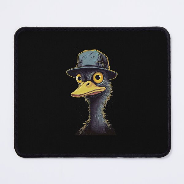 Item preview, Funny Emu Ostrich Big Eyes Bucket Hat Art designed and sold by PoppyMathy.