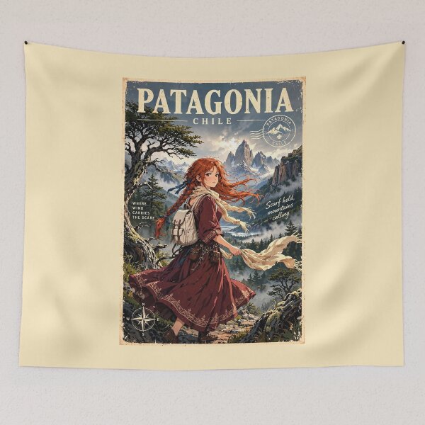 Item preview, Chile, Patagonia Forest - Into the Wild Patagonia designed and sold by DibujandoPorfa.