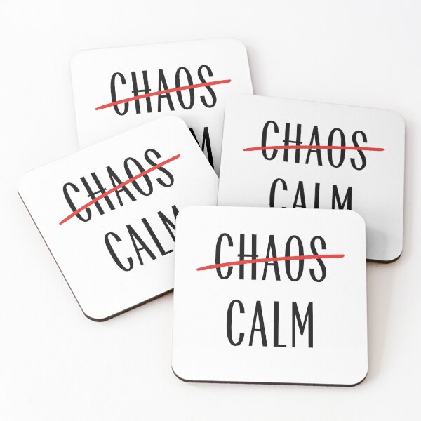 Item preview, chaos/calm bold streetwear statement apparel design  designed and sold by TR_fairydesigns.