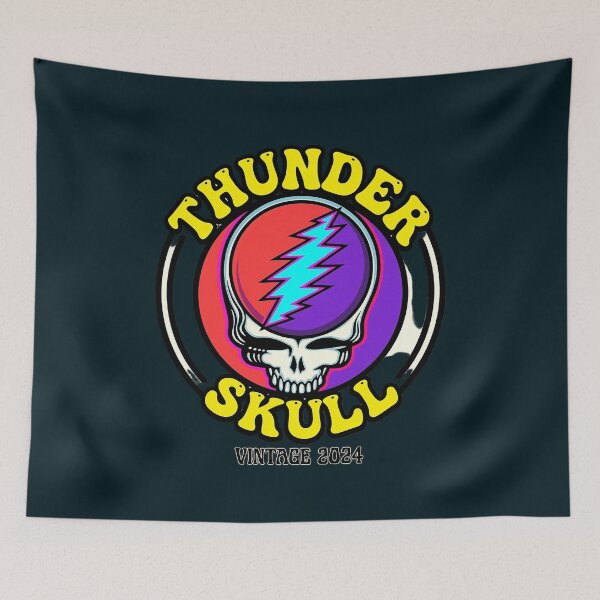 Item preview, Thunder Skull Vintage 2024 Design designed and sold by ABritTheSun.