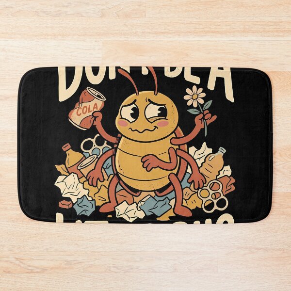 Item preview, Don't Be a Litter Bug Retro Cartoon designed and sold by OwenFuhrman.