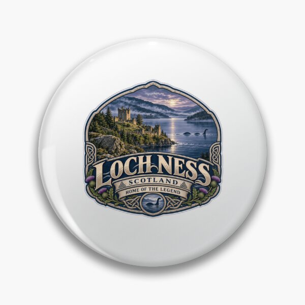 Item preview, Loch Ness Scotland Home Of The Legend Scottish Monster Cryptid Folklore Travel designed and sold by RetroMini2026.
