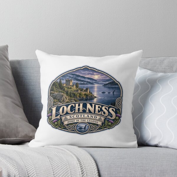 Item preview, Loch Ness Scotland Home Of The Legend Scottish Monster Cryptid Folklore Travel designed and sold by RetroMini2026.