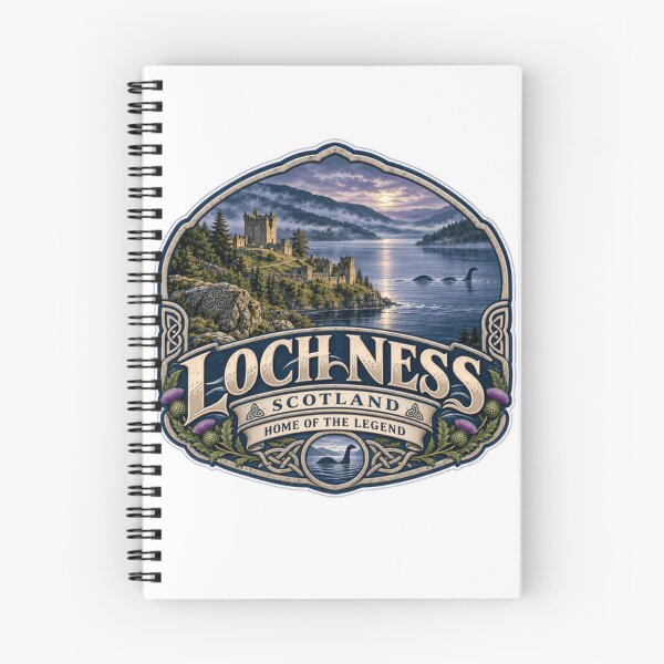 Item preview, Loch Ness Scotland Home Of The Legend Scottish Monster Cryptid Folklore Travel designed and sold by RetroMini2026.