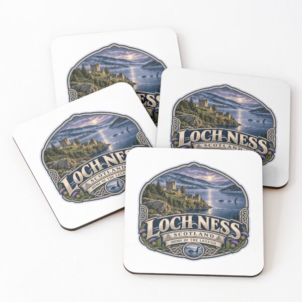 Item preview, Loch Ness Scotland Home Of The Legend Scottish Monster Cryptid Folklore Travel designed and sold by RetroMini2026.
