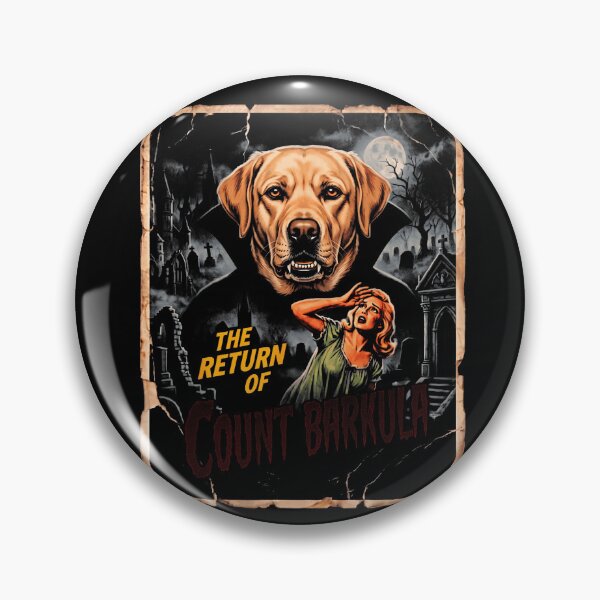 Item preview, The Return of Count Barkula Halloween Dog designed and sold by VioletNance.