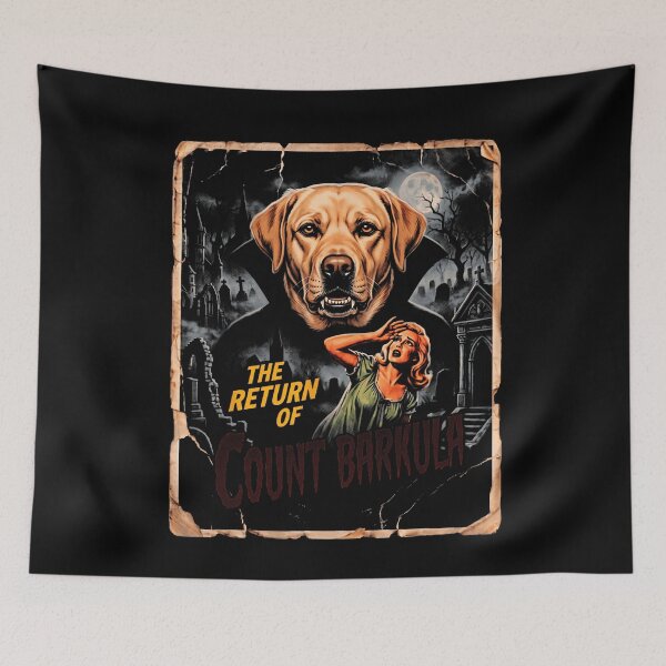 Item preview, The Return of Count Barkula Halloween Dog designed and sold by VioletNance.