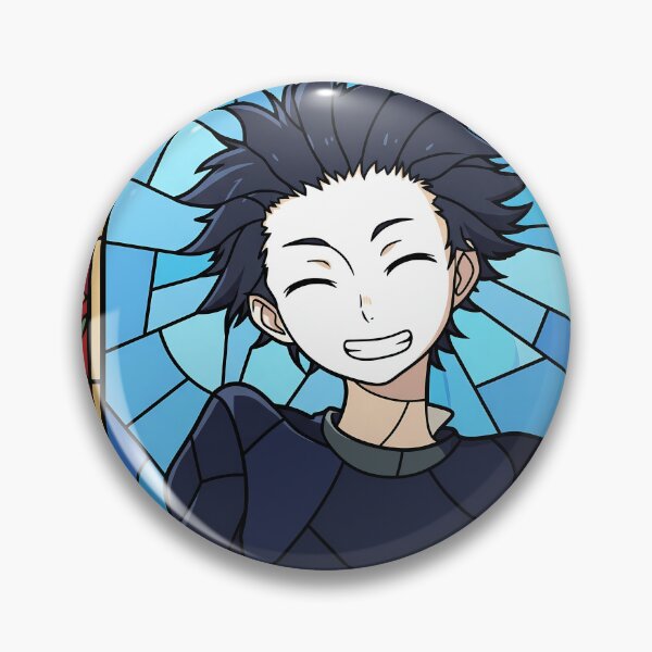 Item preview, Shoya Ishida A Silent Voice Blue Stained Glass Smile designed and sold by mildaclairmo.