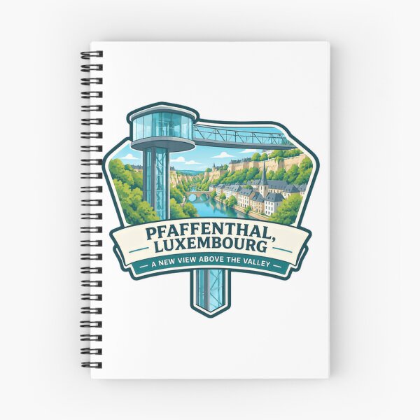 Item preview, Pfaffenthal, Luxembourg A New View Above The Valley European Travel Souvenir designed and sold by Star3NowForMe.