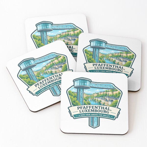 Item preview, Pfaffenthal, Luxembourg A New View Above The Valley European Travel Souvenir designed and sold by Star3NowForMe.