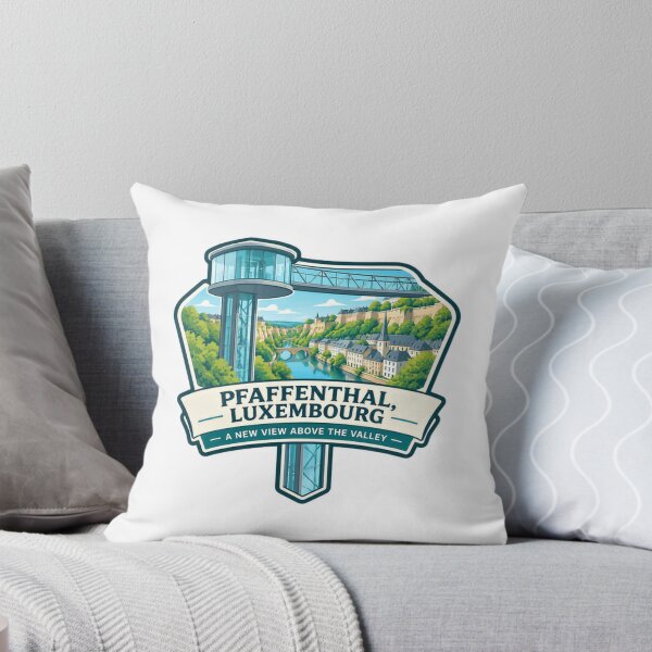 Item preview, Pfaffenthal, Luxembourg A New View Above The Valley European Travel Souvenir designed and sold by Star3NowForMe.