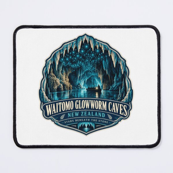 Item preview, Waitomo Glowworm Caves New Zealand Travel Souvenir Stars Beneath The Stone designed and sold by RetroMini2026.
