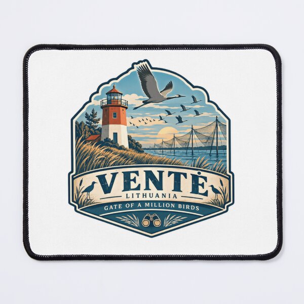 Item preview, Ventė Lithuania Gate Of A Million Birds Birdwatching Travel Lighthouse designed and sold by RetroMini2026.