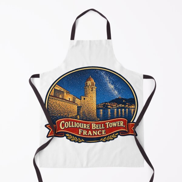 Item preview, Collioure Bell Tower, France - Travel Art designed and sold by francous03.