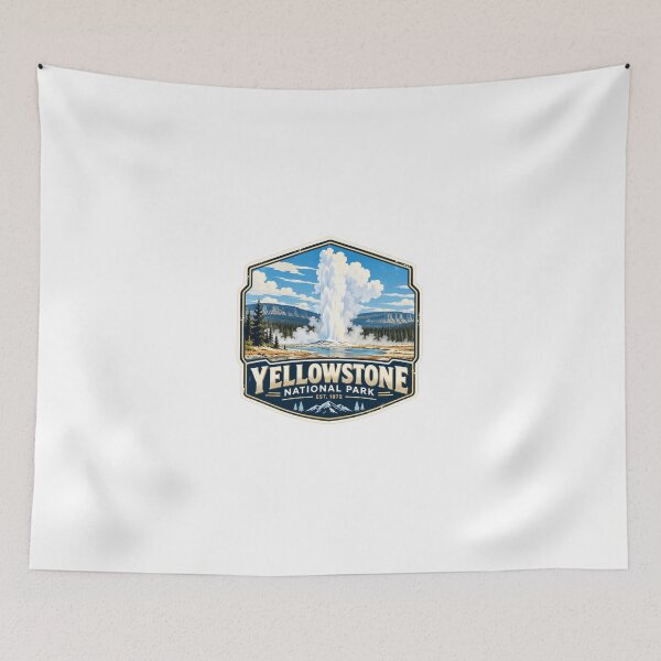 Item preview, Yellowstone National Park Est. 1872 Travel Souvenir Hiker Explorer Adventure designed and sold by Simsimah26Parks.