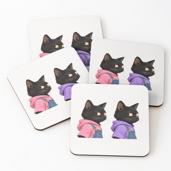 Item preview, Funny Side Eye Cat Reaction Meme Sticker designed and sold by InspireHerTribe.