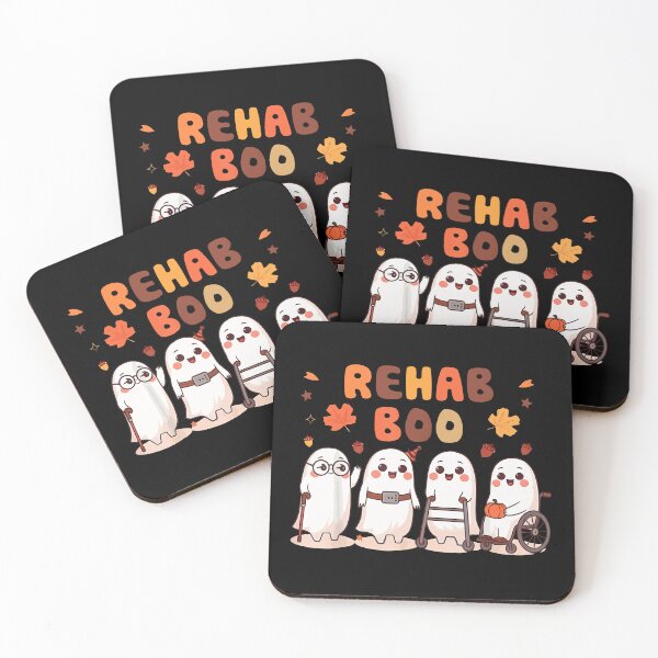 Item preview, Rehab Boo Halloween Fun Ghost Physical Therapy Ot Slp Team designed and sold by streetwen.