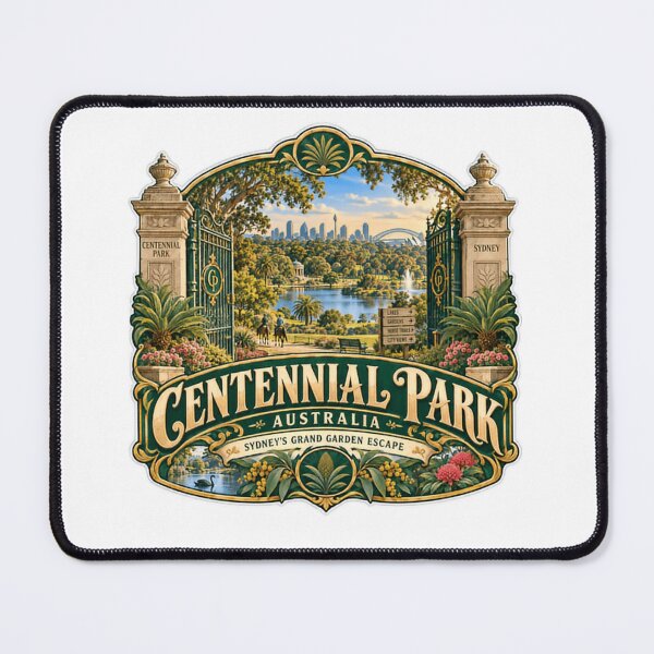 Item preview, Centennial Park Australia Sydney's Grand Garden Escape Sydney Landmark Australian Travel designed and sold by RetroMini2026.