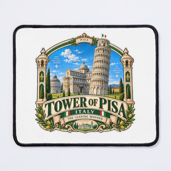Item preview, Pisa Tower Of Pisa The Leaning Wonder Italy Travel Tourist Landmark designed and sold by RetroMini2026.