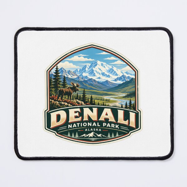 Item preview, Denali National Park Alaska Wilderness Travel Souvenir designed and sold by Simsimah26Parks.