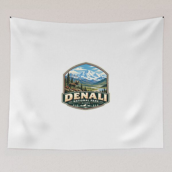 Item preview, Denali National Park Alaska Wilderness Travel Souvenir designed and sold by Simsimah26Parks.