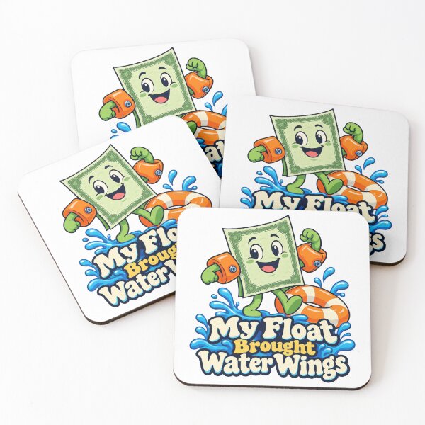Item preview, Stock Float Water Wings Trading Humor Cartoon designed and sold by Bikivuno.