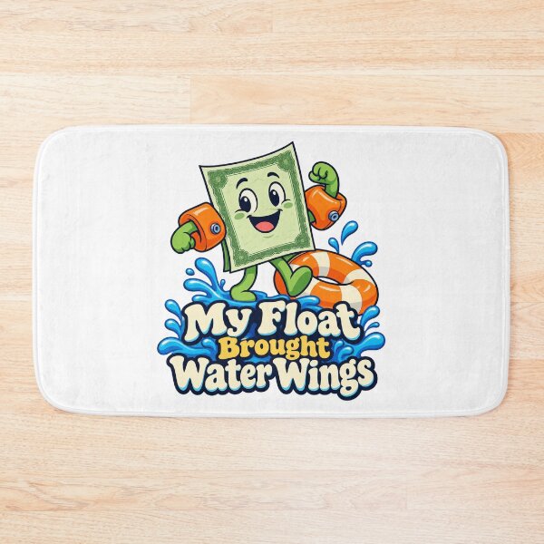 Item preview, Stock Float Water Wings Trading Humor Cartoon designed and sold by Bikivuno.