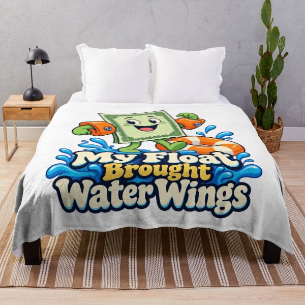 Item preview, Stock Float Water Wings Trading Humor Cartoon designed and sold by Bikivuno.