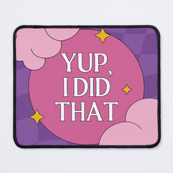 Item preview, Yup, I Did That - Y2K Retro Sparkle Quote designed and sold by MiaBellaGirl.