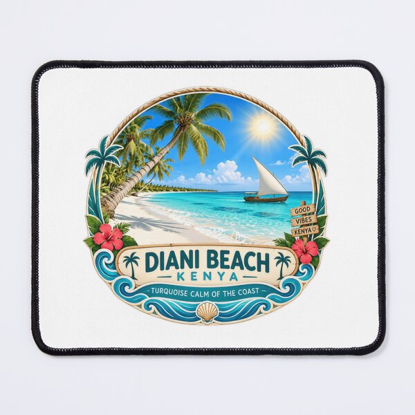 Item preview, Diani Beach Kenya Good Vibes Travel Vacation Destination designed and sold by Star3NowForMe.