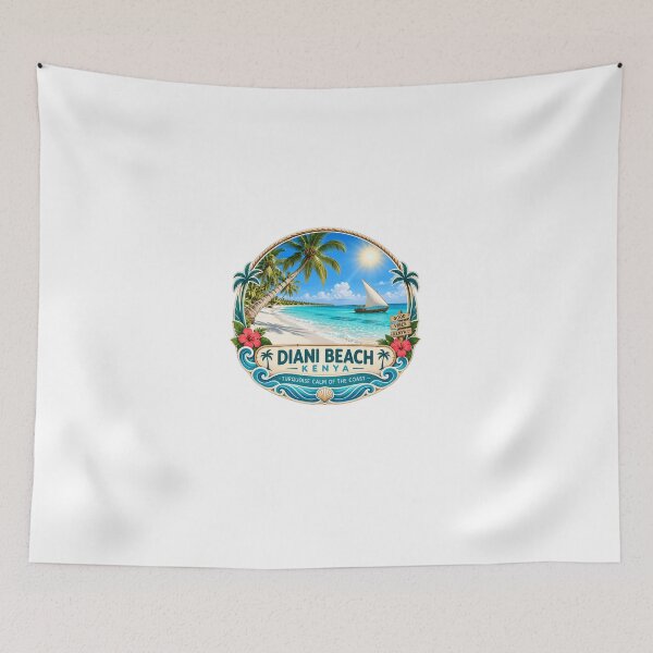 Item preview, Diani Beach Kenya Good Vibes Travel Vacation Destination designed and sold by Star3NowForMe.