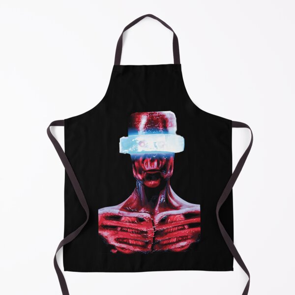 Item preview, Red Sci-Fi Fantasy Alien Character Cyber Visor designed and sold by JeanneNade.