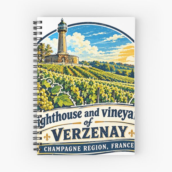 Item preview, Lighthouse and Vineyards of Verzenay, Champagne Region, France designed and sold by francous03.