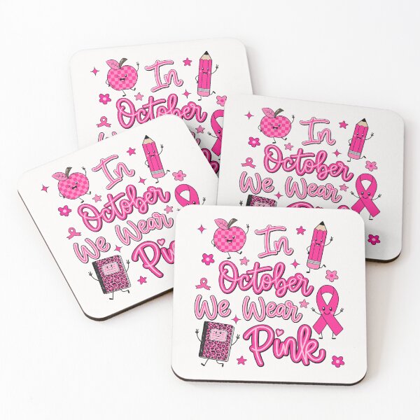 Item preview, In October We Wear Pink Doodle School Supplies Breast Cancer  Awareness  designed and sold by jackelmbradyt.