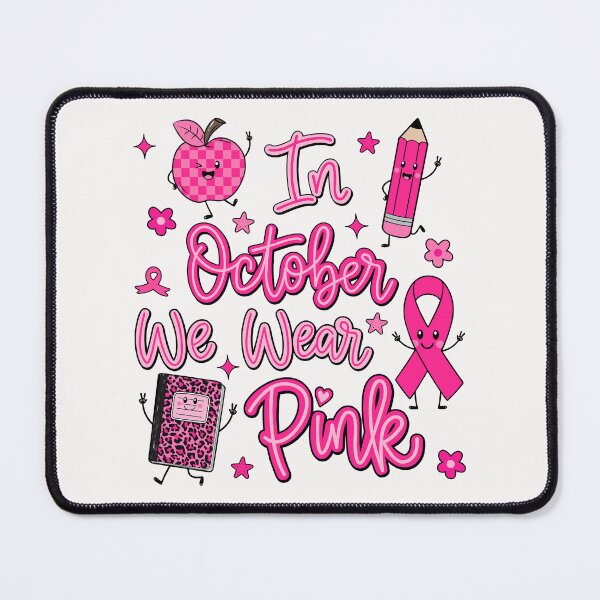 Item preview, In October We Wear Pink Doodle School Supplies Breast Cancer Awareness designed and sold by jackelmbradyt.