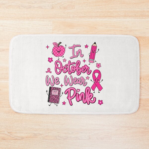 Item preview, In October We Wear Pink Doodle School Supplies Breast Cancer  Awareness  designed and sold by jackelmbradyt.