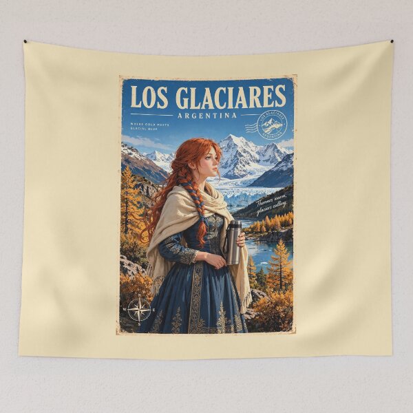 Item preview, Argentina, Los Glaciares Autumn Forest - Autumn Beyond the Glaciers designed and sold by DibujandoPorfa.
