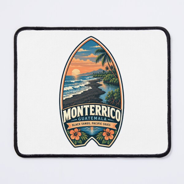 Item preview, Monterrico Guatemala Black Sands Pacific Skies Central America Travel Surfer Vacation designed and sold by Star3NowForMe.