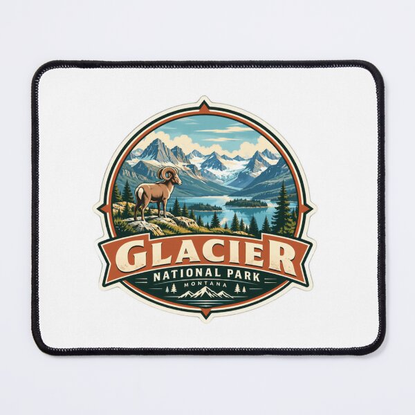 Item preview, Glacier National Park Montana Travel Souvenir Outdoors designed and sold by Simsimah26Parks.