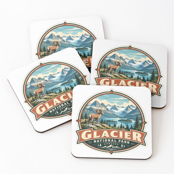 Item preview, Glacier National Park Montana Travel Souvenir Outdoors designed and sold by Simsimah26Parks.