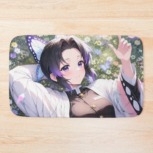 Item preview, Shinobu Kocho Demon Slayer Sunny Butterfly Meadow designed and sold by mildaclairmo.
