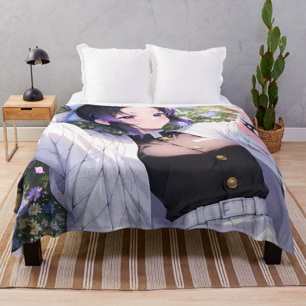 Item preview, Shinobu Kocho Demon Slayer Sunny Butterfly Meadow designed and sold by mildaclairmo.