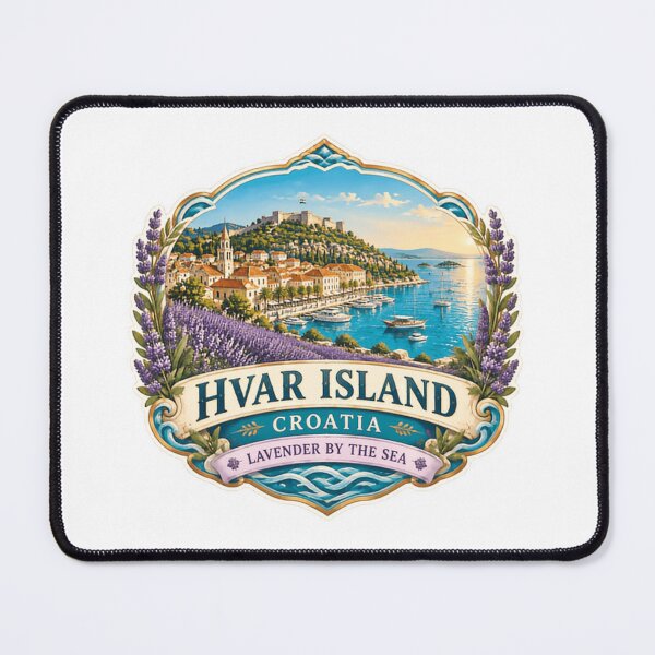 Item preview, Hvar Island Croatia Lavender By The Sea Travel Vacation Souvenir Destination designed and sold by Star3NowForMe.