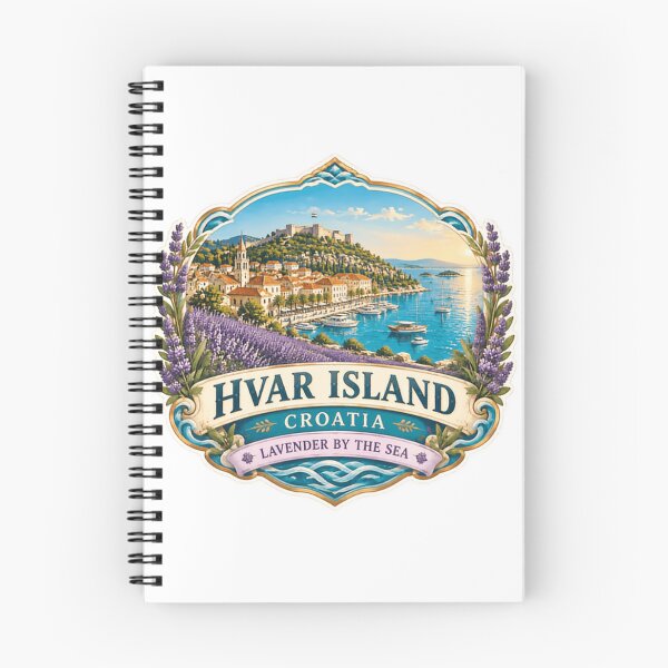 Item preview, Hvar Island Croatia Lavender By The Sea Travel Vacation Souvenir Destination designed and sold by Star3NowForMe.
