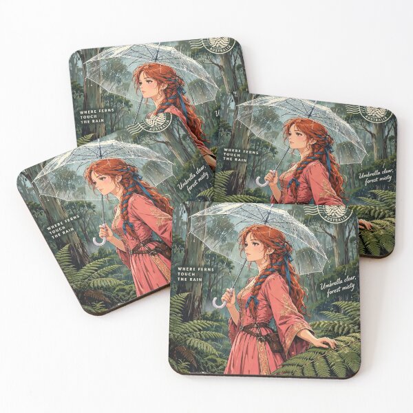 Item preview, Australia, Dandenong Ranges - Rainy Greenery in the Dandenongs designed and sold by DibujandoPorfa.