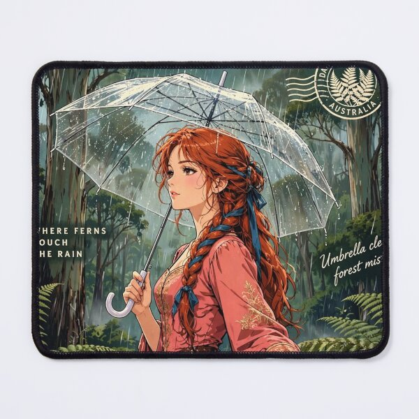 Item preview, Australia, Dandenong Ranges - Rainy Greenery in the Dandenongs designed and sold by DibujandoPorfa.