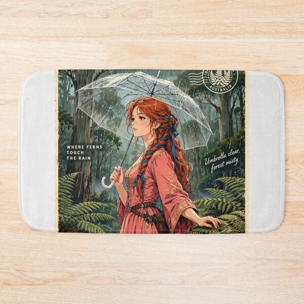 Item preview, Australia, Dandenong Ranges - Rainy Greenery in the Dandenongs designed and sold by DibujandoPorfa.